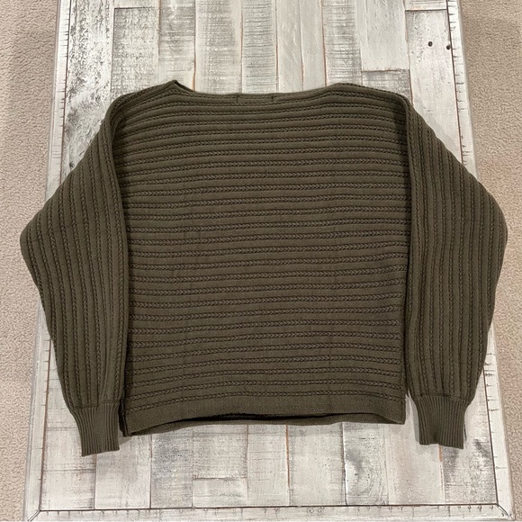 Zesica Women's Casual Long Sleeve Crew Neck Cable Knit Loose Pullover Sweater - Picture 9 of 12